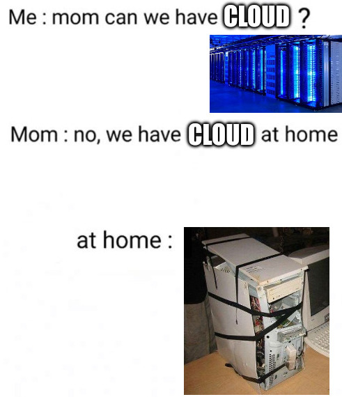 meme cloud at home